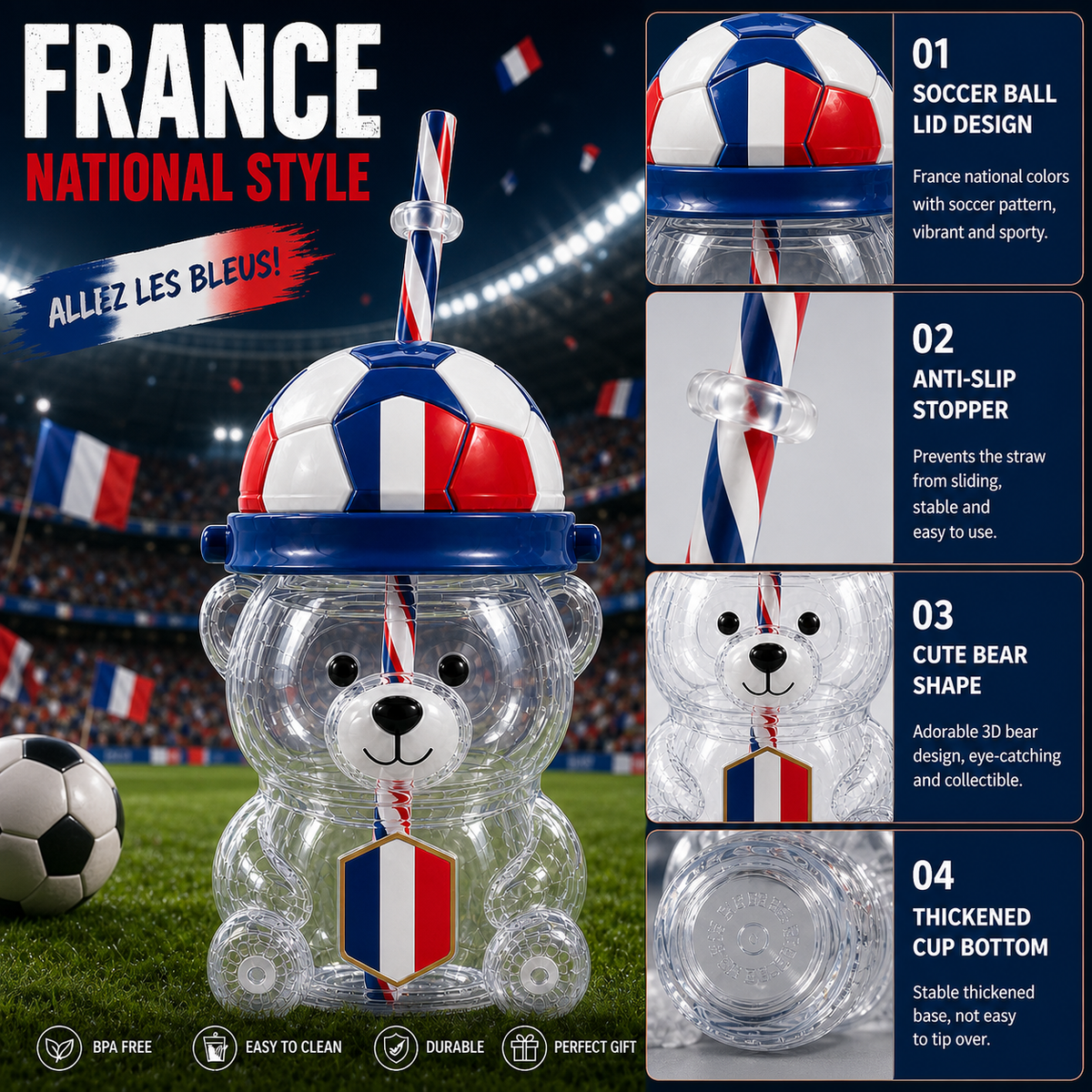 🔥2026 Global Football Celebration Bear Cup