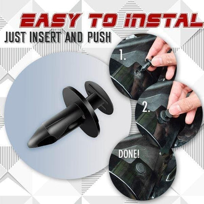 Push-Type Car Retainer Clips Set (Set of 100 PCS)