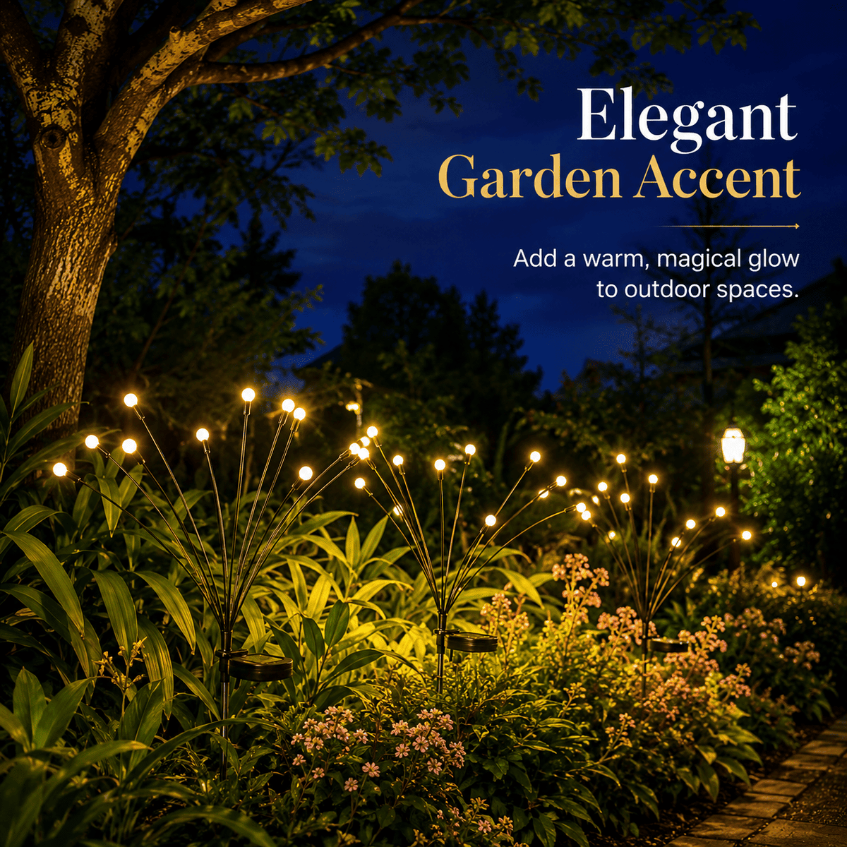 🔥Last Day 49% OFF- Solar Powered Firefly Garden Light🔥