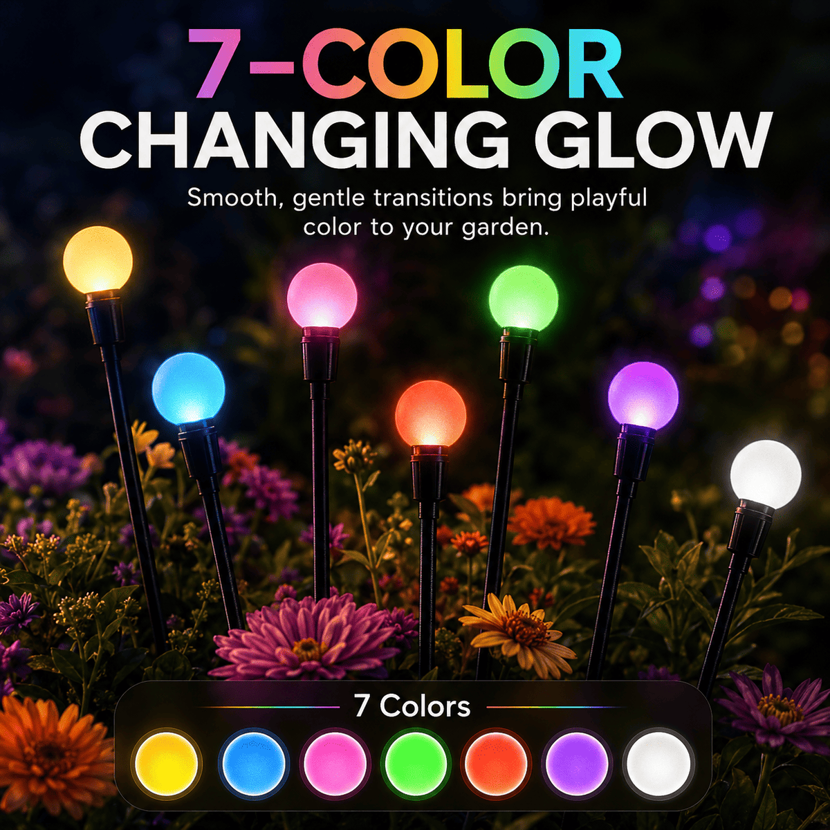 🔥Last Day 49% OFF- Solar Powered Firefly Garden Light🔥