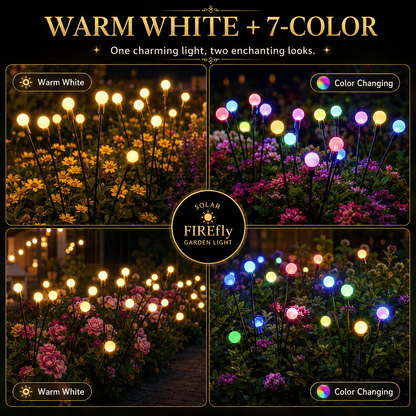 🔥Last Day 49% OFF- Solar Powered Firefly Garden Light🔥