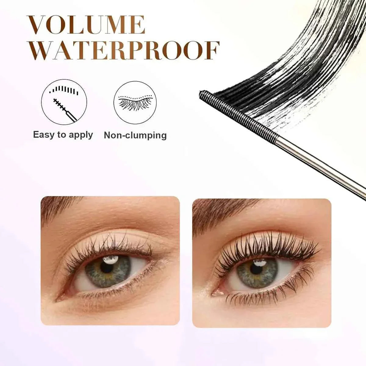 LAST DAY - BUY 1 GET 1 FREE💜Waterproof Curling & Lengthening Mascara