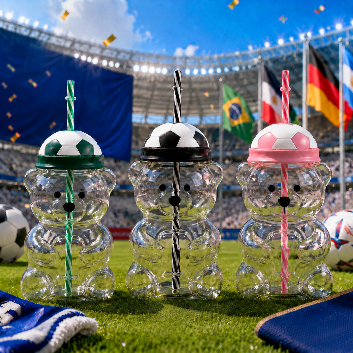 🔥2026 Global Football Celebration Bear Cup