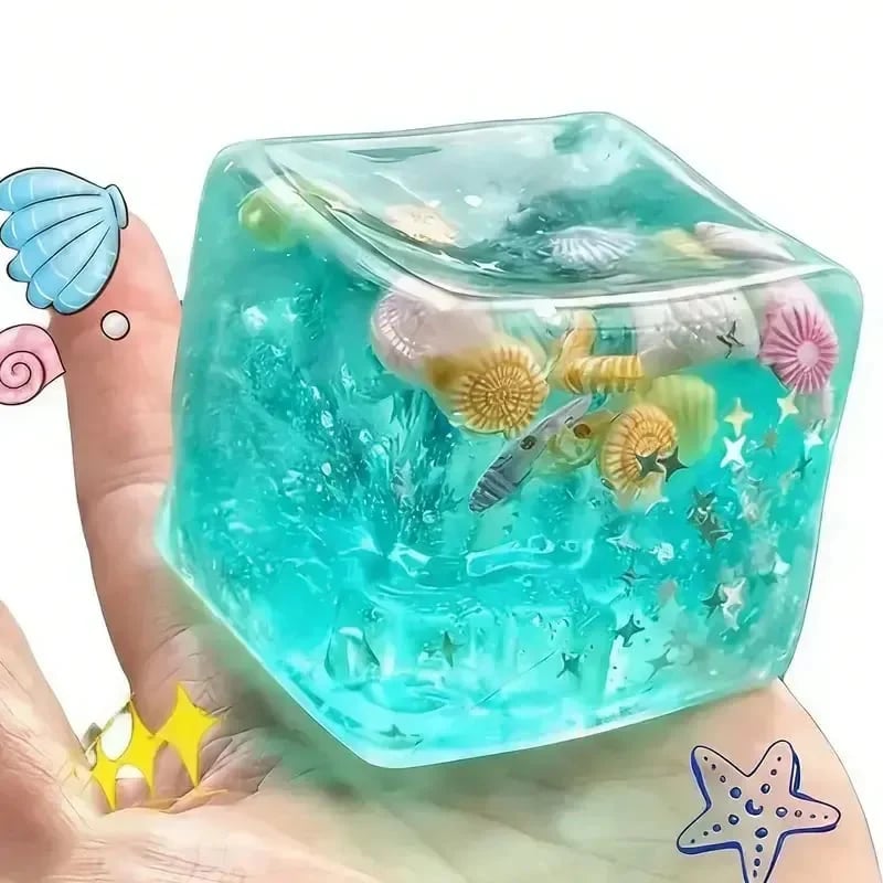 🧈8-Piece Set Mystery Squishy Box Malt Sugar Stress Relief Fidget Toys