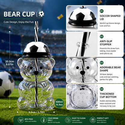 🔥2026 Global Football Celebration Bear Cup