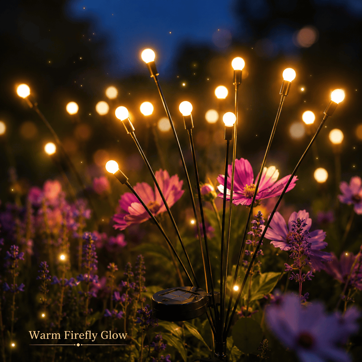 🔥Last Day 49% OFF- Solar Powered Firefly Garden Light🔥