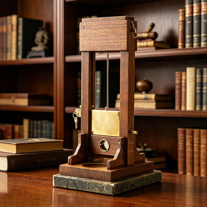 Luxury Desktop Cigar Cutter | Unique Guillotine Style Trimmer
