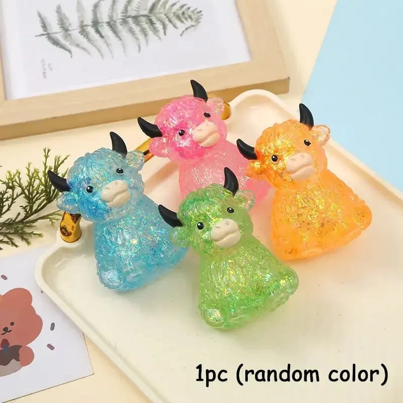 🧈8-Piece Set Mystery Squishy Box Malt Sugar Stress Relief Fidget Toys