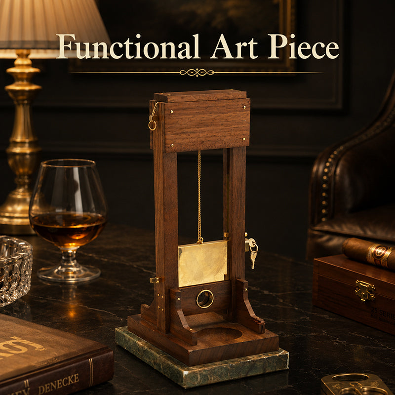 Luxury Desktop Cigar Cutter | Unique Guillotine Style Trimmer