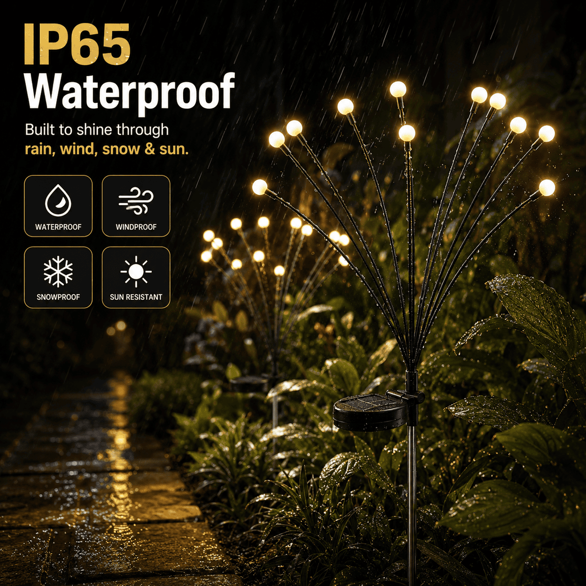 🔥Last Day 49% OFF- Solar Powered Firefly Garden Light🔥