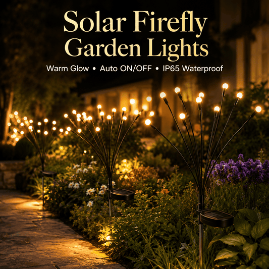 🔥Last Day 49% OFF- Solar Powered Firefly Garden Light🔥