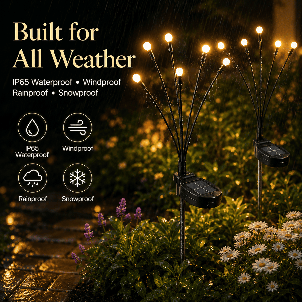 🔥Last Day 49% OFF- Solar Powered Firefly Garden Light🔥