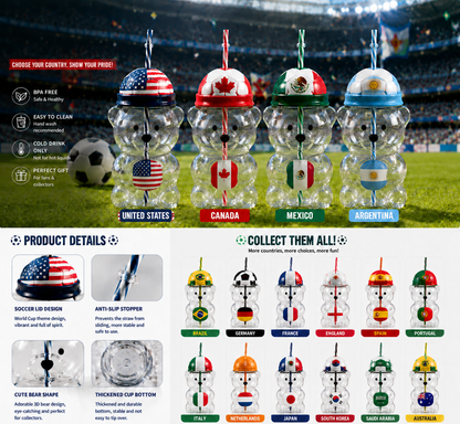 🔥2026 Global Football Celebration Bear Cup