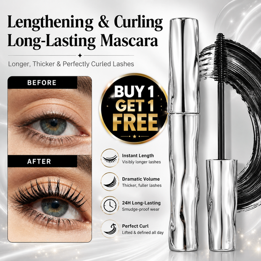 LAST DAY - BUY 1 GET 1 FREE💜Waterproof Curling & Lengthening Mascara
